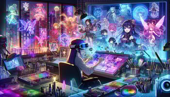 Exploring the Impact of AI and Virtual Reality on the Future of Anime