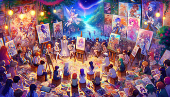 How Anime Fans Build Communities Through Fan Fiction and Fan Art
