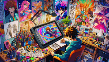 From Sketchbook to Screen: Documenting the Journey of an Anime Artist